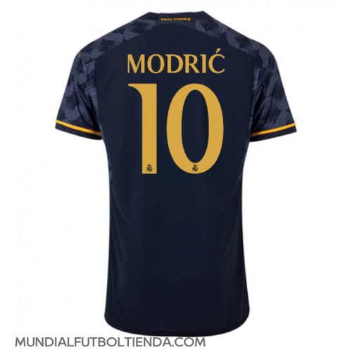 Camiseta Real Madrid Luka Modric #10 Segunda Equipación Replica 2023-24 mangas cortas
